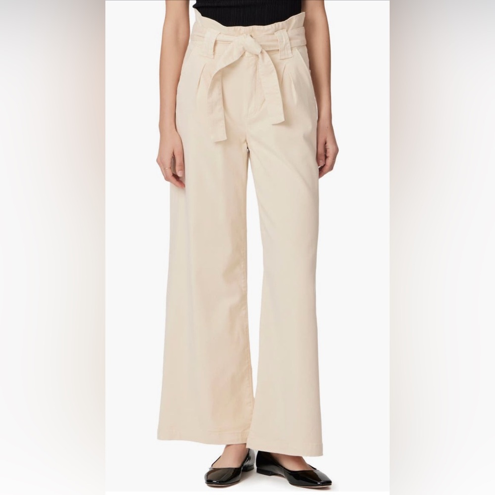 PAIGE Harper Paperbag Waist Wide Leg Pants NWT